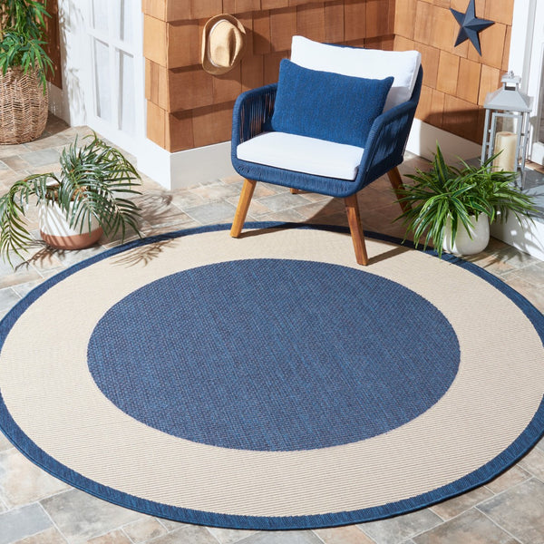 Safavieh Cy7987 PowerLoomed 85.4% Polypropylene/10.4% Polyester/4.2% Latex Indoor/Outdoor Rug CY7987-25821-9