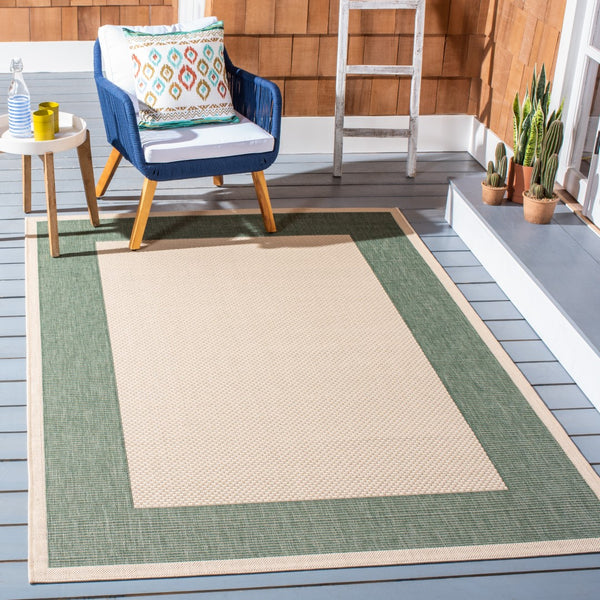 Safavieh Cy7987 PowerLoomed 85.4% Polypropylene/10.4% Polyester/4.2% Latex Indoor/Outdoor Rug CY7987-32212-9