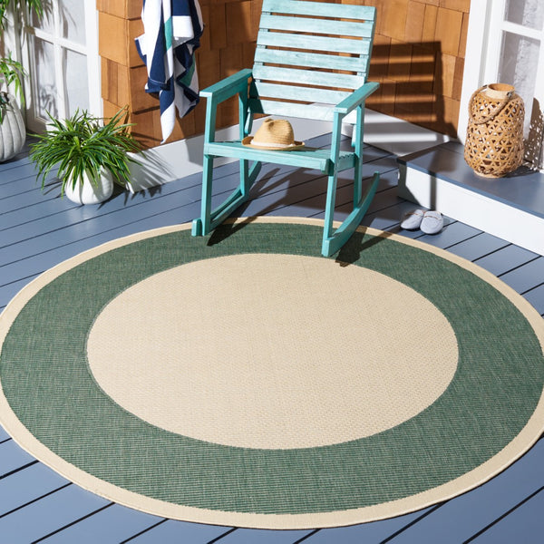 Safavieh Cy7987 PowerLoomed 85.4% Polypropylene/10.4% Polyester/4.2% Latex Indoor/Outdoor Rug CY7987-32212-9