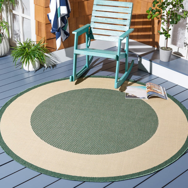 Safavieh Cy7987 PowerLoomed 85.4% Polypropylene/10.4% Polyester/4.2% Latex Indoor/Outdoor Rug CY7987-32221-9
