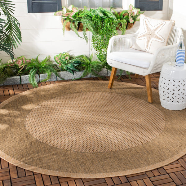 Safavieh Cy7987 Power Loomed 85.4% Polypropylene/10.4% Polyester/4.2% Latex Outdoor Rug CY7987-39A5-810