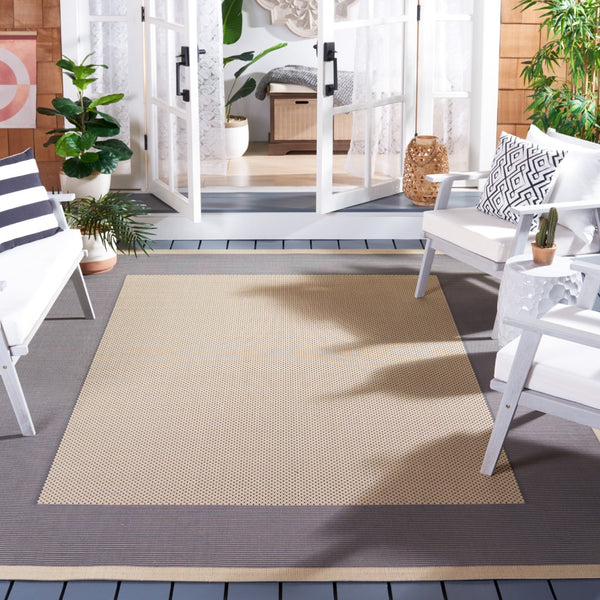 Safavieh Cy7987 Power Loomed 85.4% Polypropylene/10.4% Polyester/4.2% Latex Outdoor Rug CY7987-65A5-810