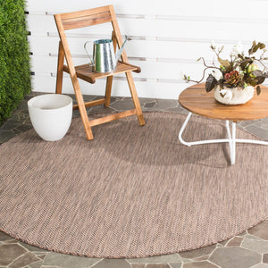 Safavieh Courtyard 8022 Power Loomed 85.4% Polypropylene/10.4% Polyester/4.2% Latex Outdoor Rug CY8022-36321-4