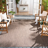 Safavieh Courtyard 8022 Power Loomed 85.4% Polypropylene/10.4% Polyester/4.2% Latex Indoor/Outdoor Rug CY8022-36321-210