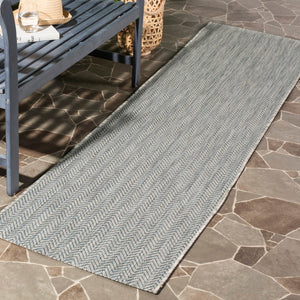 Safavieh Courtyard 8022 PowerLoomed 85.4% Polypropylene/10.4% Polyester/4.2% Latex Indoor/Outdoor Rug CY8022-36812-25