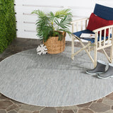 Safavieh Courtyard 8022 PowerLoomed 85.4% Polypropylene/10.4% Polyester/4.2% Latex Indoor/Outdoor Rug CY8022-36812-25