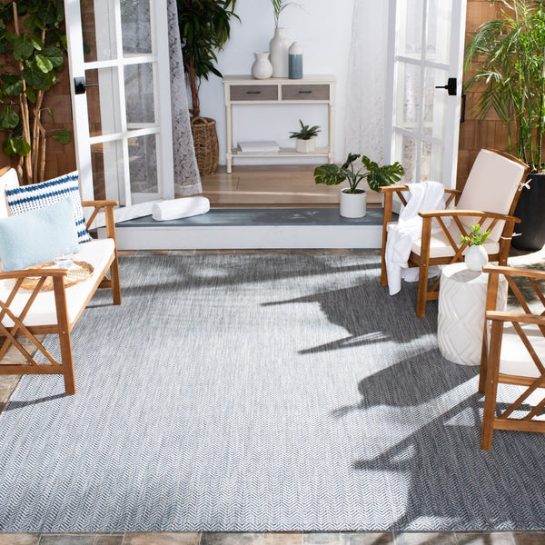Safavieh Courtyard 8022 PowerLoomed 85.4% Polypropylene/10.4% Polyester/4.2% Latex Indoor/Outdoor Rug CY8022-36812-25
