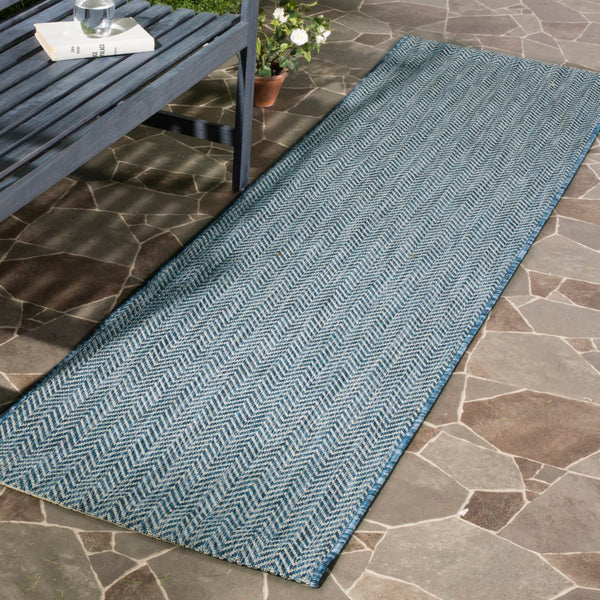 Safavieh Courtyard 8022 Power Loomed 85.4% Polypropylene/10.4% Polyester/4.2% Latex Indoor/Outdoor Rug CY8022-36821-9SQ