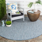 Safavieh Courtyard 8022 Power Loomed 85.4% Polypropylene/10.4% Polyester/4.2% Latex Indoor/Outdoor Rug CY8022-36821-9SQ