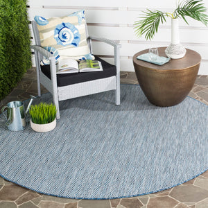 Safavieh Courtyard 8022 Power Loomed 85.4% Polypropylene/10.4% Polyester/4.2% Latex Outdoor Rug CY8022-36821-8SQ