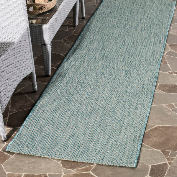 Safavieh Courtyard 8022 Power Loomed 85.4% Polypropylene/10.4% Polyester/4.2% Latex Indoor/Outdoor Rug CY8022-37121-9SQ