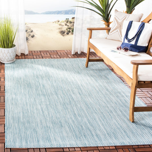 Safavieh Courtyard 8022 PowerLoomed 85.4% Polypropylene/10.4% Polyester/4.2% Latex Indoor/Outdoor Rug CY8022-37121-8SQ