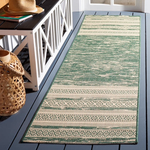 Safavieh Santorini Beach 1 PowerLoomed 85.4% Polypropylene/10.4% Polyester/4.2% Latex Indoor/Outdoor Rug CY8061-32221-9