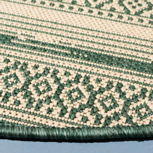 Safavieh Santorini Beach 1 PowerLoomed 85.4% Polypropylene/10.4% Polyester/4.2% Latex Indoor/Outdoor Rug CY8061-32221-9