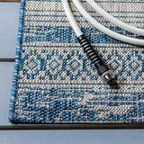 Safavieh Santorini Beach 1 Power Loomed 85.4% Polypropylene/10.4% Polyester/4.2% Latex Outdoor Rug CY8061-36821-4