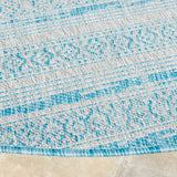 Safavieh Santorini Beach 1 Power Loomed 85.4% Polypropylene/10.4% Polyester/4.2% Latex Indoor/Outdoor Rug CY8061-37121-9