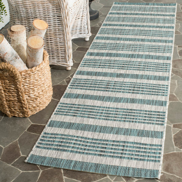 Safavieh Courtyard 8062 Power Loomed 85.4% Polypropylene/10.4% Polyester/4.2% Latex Outdoor Rug CY8062-37212-4