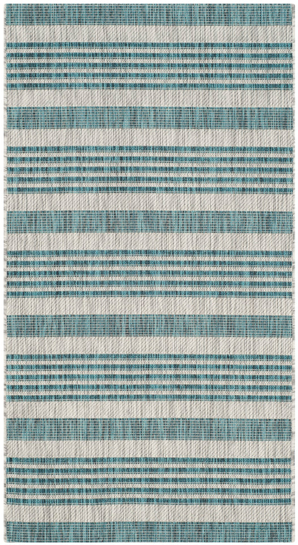 Safavieh Courtyard 8062 Power Loomed 85.4% Polypropylene/10.4% Polyester/4.2% Latex Outdoor Rug CY8062-37212-4