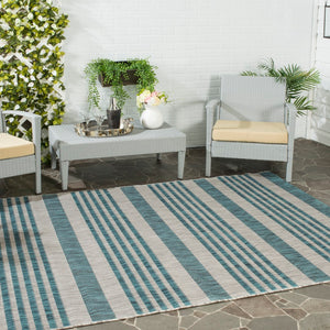 Safavieh Courtyard 8062 Power Loomed 85.4% Polypropylene/10.4% Polyester/4.2% Latex Outdoor Rug CY8062-37212-4