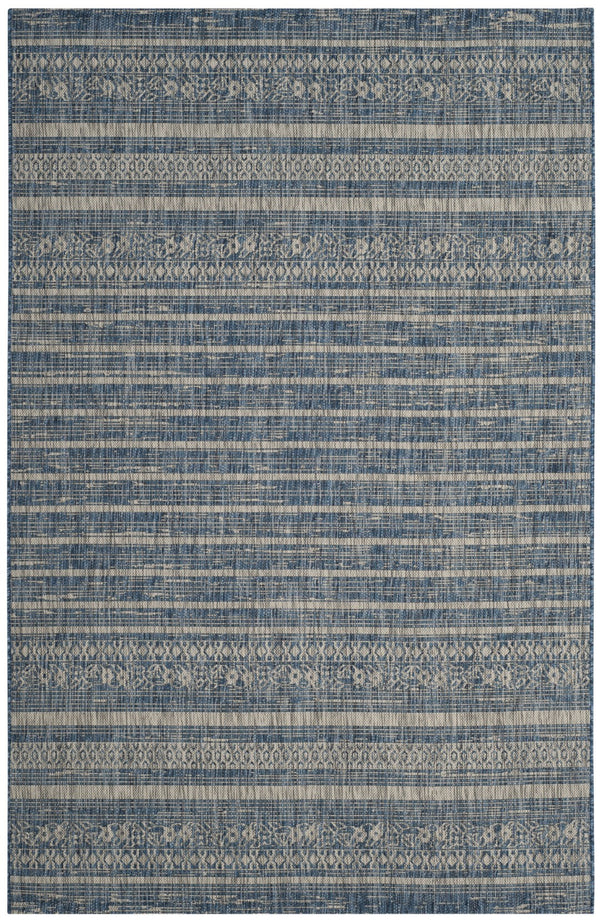 Safavieh Courtyard 8069 Power Loomed 85.4% Polypropylene/10.4% Polyester/4.2% Latex Outdoor Rug CY8069-36821-5