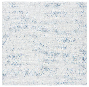 Courtyard 8000 Indoor/Outdoor Power Loomed 85.4% Polypropylene - 10.4% Polyester - 4.2% Latex Rug in Grey, Navy 8ft x 10ft