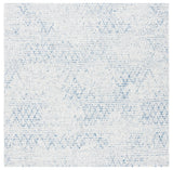 Courtyard 8000 Indoor/Outdoor Power Loomed 85.4% Polypropylene - 10.4% Polyester - 4.2% Latex Rug in Grey, Navy 8ft x 10ft