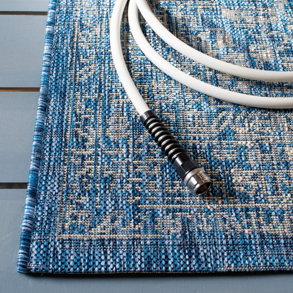 Safavieh Courtyard 8720 Power Loomed 85.4% Polypropylene/10.4% Polyester/4.2% Latex Outdoor Rug CY8720-36812-5