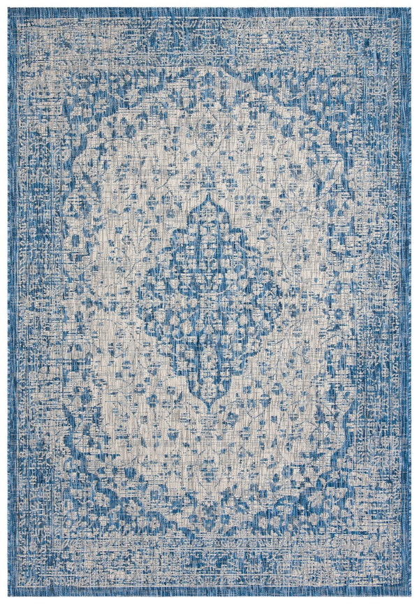 Safavieh Courtyard 8720 Power Loomed 85.4% Polypropylene/10.4% Polyester/4.2% Latex Outdoor Rug CY8720-36812-5