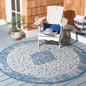 Safavieh Courtyard 8720 Power Loomed 85.4% Polypropylene/10.4% Polyester/4.2% Latex Outdoor Rug CY8720-36812-7R
