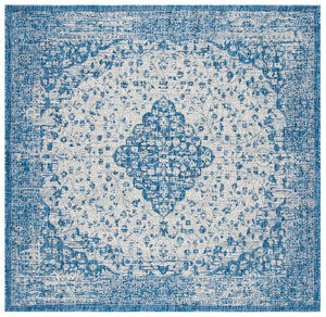 Safavieh Courtyard 8720 Power Loomed 85.4% Polypropylene/10.4% Polyester/4.2% Latex Outdoor Rug CY8720-36812-7SQ