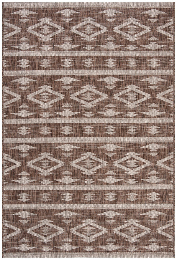 Safavieh Courtyard 8863 Power Loomed 85.4% Polypropylene/10.4% Polyester/4.2% Latex Outdoor Rug CY8863-36321-5