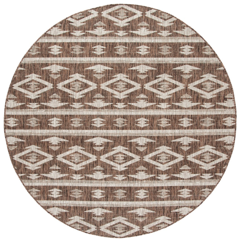 Safavieh Courtyard 8863 Power Loomed 85.4% Polypropylene/10.4% Polyester/4.2% Latex Outdoor Rug CY8863-36321-7SQ