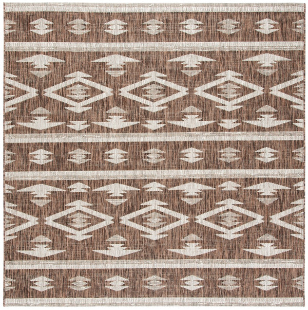 Safavieh Courtyard 8863 Power Loomed 85.4% Polypropylene/10.4% Polyester/4.2% Latex Outdoor Rug CY8863-36321-7SQ
