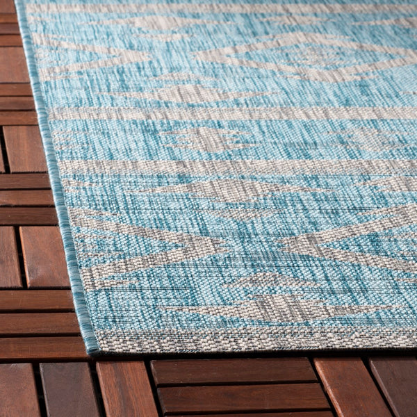 Safavieh Courtyard 8863 Power Loomed 85.4% Polypropylene/10.4% Polyester/4.2% Latex Outdoor Rug CY8863-37121-5