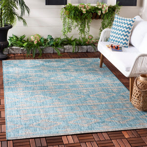 Safavieh Courtyard 8863 Power Loomed 85.4% Polypropylene/10.4% Polyester/4.2% Latex Outdoor Rug CY8863-37121-5