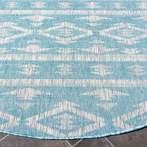 Safavieh Courtyard 8863 Power Loomed 85.4% Polypropylene/10.4% Polyester/4.2% Latex Outdoor Rug CY8863-37121-7R