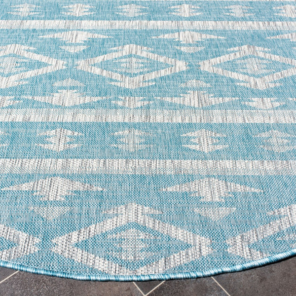 Safavieh Courtyard 8863 Power Loomed 85.4% Polypropylene/10.4% Polyester/4.2% Latex Outdoor Rug CY8863-37121-7R