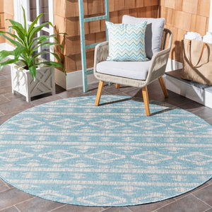Safavieh Courtyard 8863 Power Loomed 85.4% Polypropylene/10.4% Polyester/4.2% Latex Outdoor Rug CY8863-37121-7R