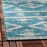 Safavieh Courtyard 8863 Power Loomed 85.4% Polypropylene/10.4% Polyester/4.2% Latex Outdoor Rug CY8863-37221-5