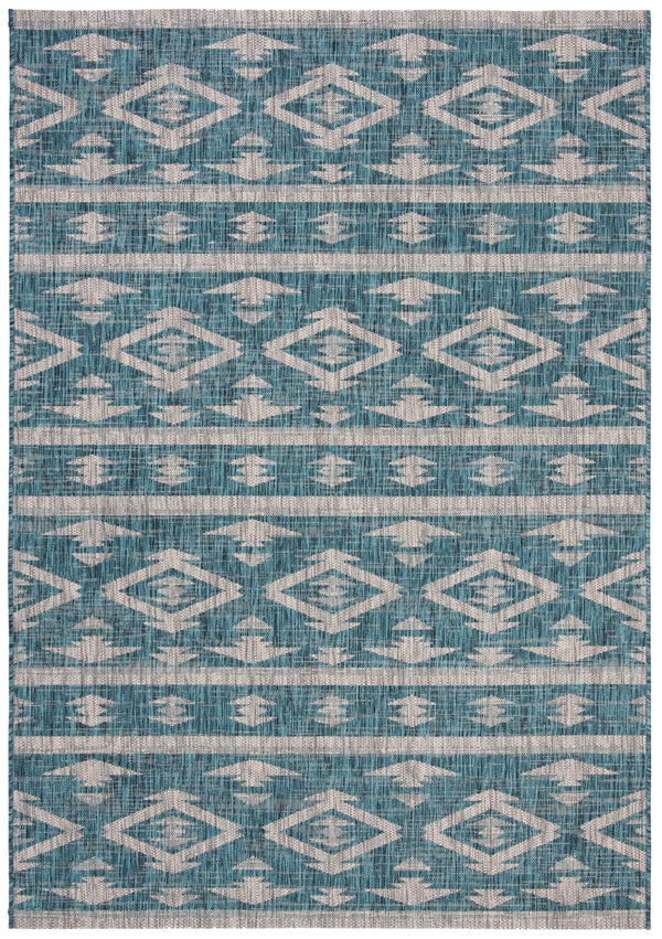 Safavieh Courtyard 8863 Power Loomed 85.4% Polypropylene/10.4% Polyester/4.2% Latex Outdoor Rug CY8863-37221-5