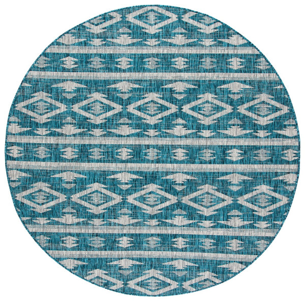 Safavieh Courtyard 8863 Power Loomed 85.4% Polypropylene/10.4% Polyester/4.2% Latex Outdoor Rug CY8863-37221-7R