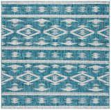 Safavieh Courtyard 8863 Power Loomed 85.4% Polypropylene/10.4% Polyester/4.2% Latex Outdoor Rug CY8863-37221-7SQ