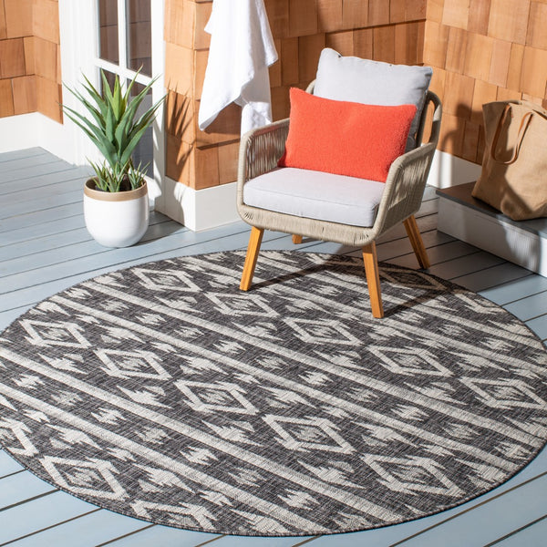 Safavieh Courtyard 8863 Power Loomed 85.4% Polypropylene/10.4% Polyester/4.2% Latex Outdoor Rug CY8863-37621-7R