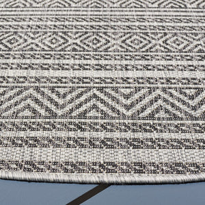 Safavieh Courtyard Power Loomed 85.4% Polypropylene/10.4% Polyester/4.2% Latex Indoor/Outdoor Rug CY8866-37612-5SQ