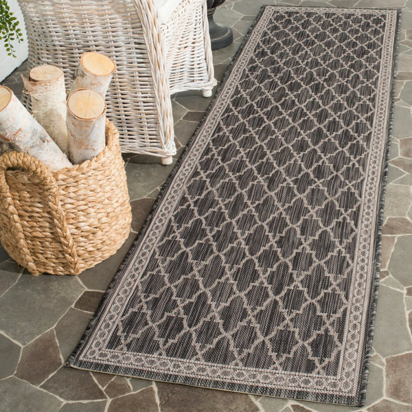 Safavieh Courtyard 8871 Power Loomed 85.4% Polypropylene/10.4% Polyester/4.2% Latex Outdoor Rug CY8871-36621-3