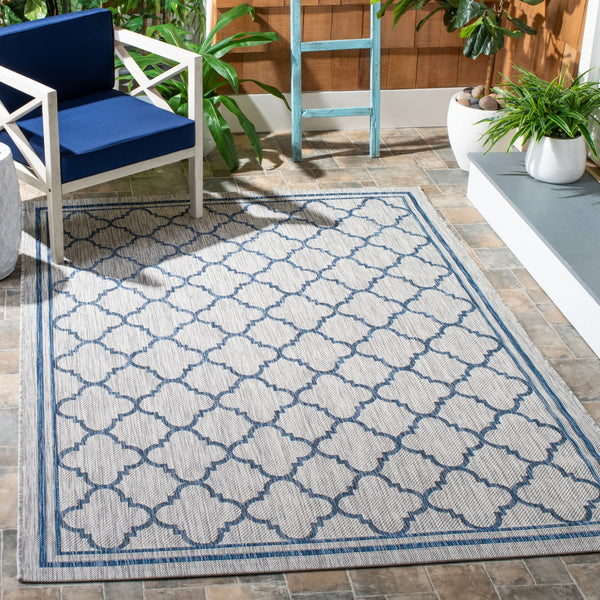 Safavieh Courtyard 8918 PowerLoomed 85.4% Polypropylene/10.4% Polyester/4.2% Latex Indoor/Outdoor Rug CY8918-36812-9