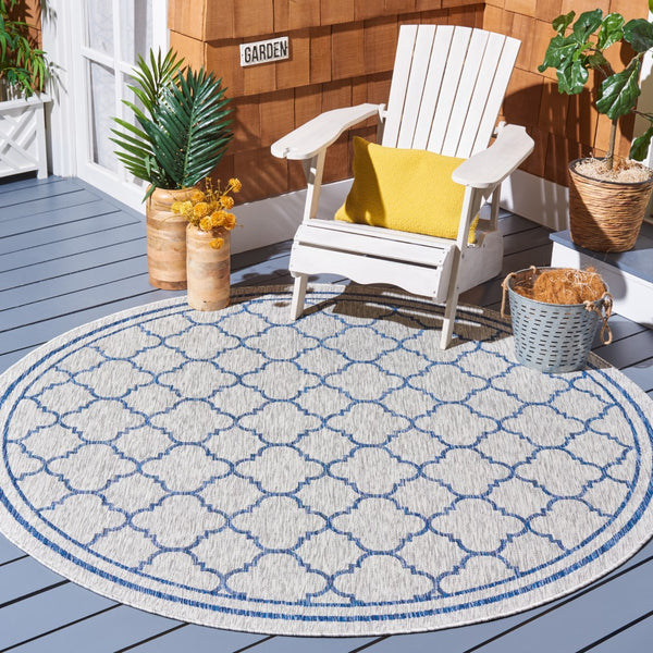 Safavieh Courtyard 8918 PowerLoomed 85.4% Polypropylene/10.4% Polyester/4.2% Latex Indoor/Outdoor Rug CY8918-36812-9