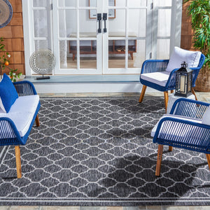 Safavieh Courtyard 8918 PowerLoomed 85.4% Polypropylene/10.4% Polyester/4.2% Latex Indoor/Outdoor Rug CY8918-37621-9