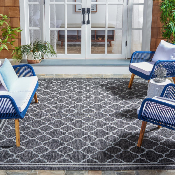 Safavieh Courtyard 8918 PowerLoomed 85.4% Polypropylene/10.4% Polyester/4.2% Latex Indoor/Outdoor Rug CY8918-37621-9