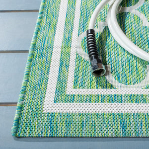 Safavieh Courtyard 8918 PowerLoomed 85.4% Polypropylene/10.4% Polyester/4.2% Latex Indoor/Outdoor Rug CY8918-55721-9